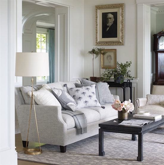 20% off custom furniture - serena and lily + lovely Reese coffee table