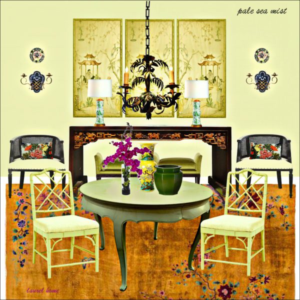 chinoiserie dining room