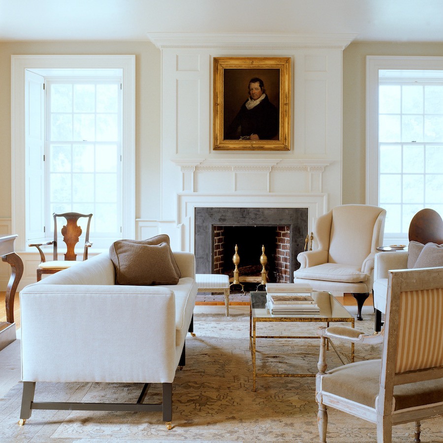 Collaboration Darryl Carter with architects Franck & Lohsen - living room