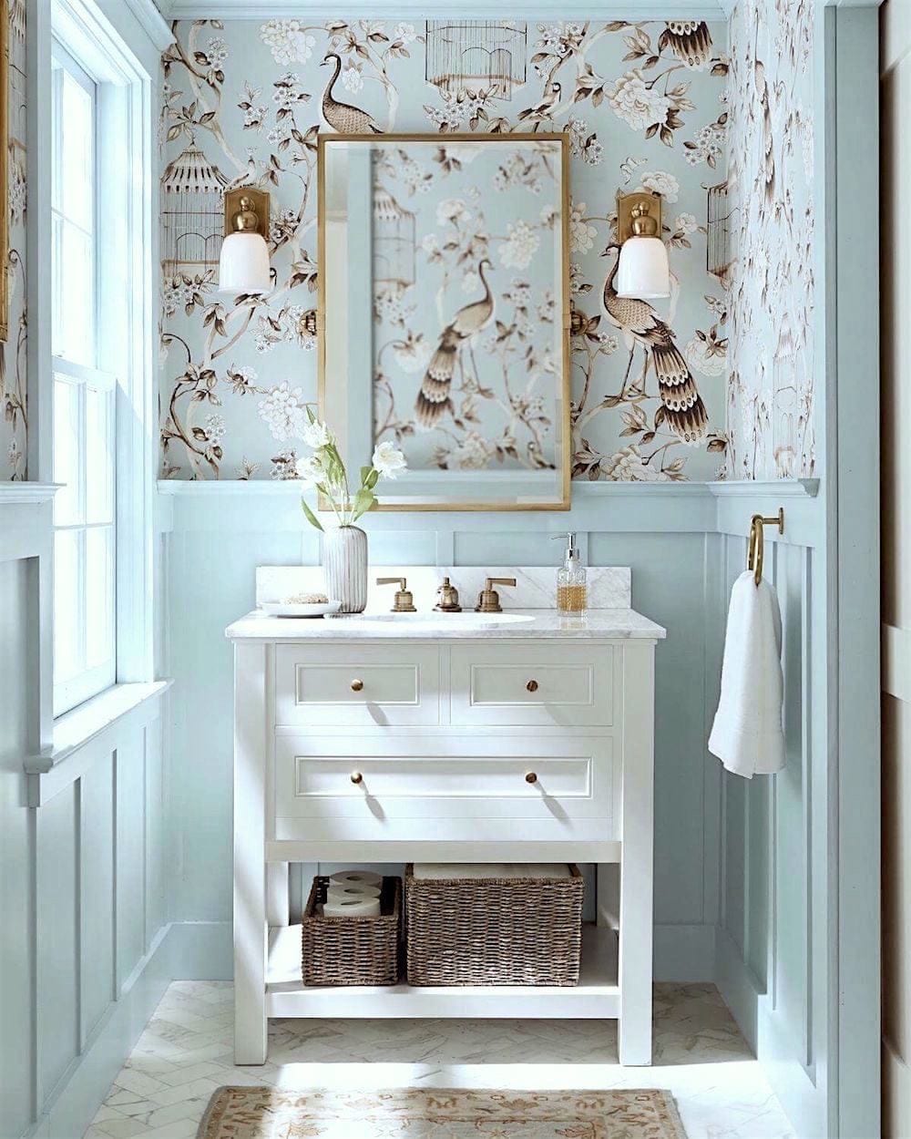 best light blue wall paint - Image via Pottery Barn
