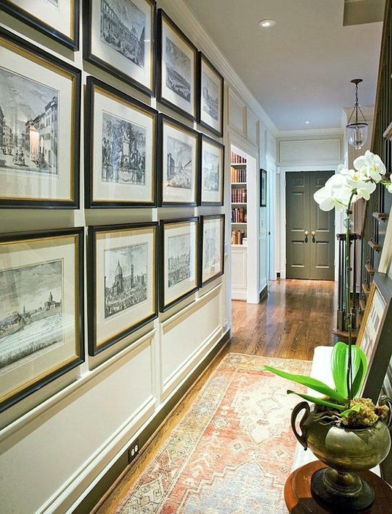 Long narrow hallway - artwork - original source unknown