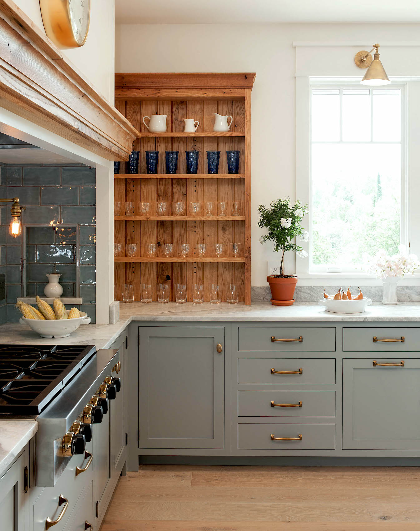 lovely Brunswick Maine Kitchen - Crown Point kitchen cabinet company