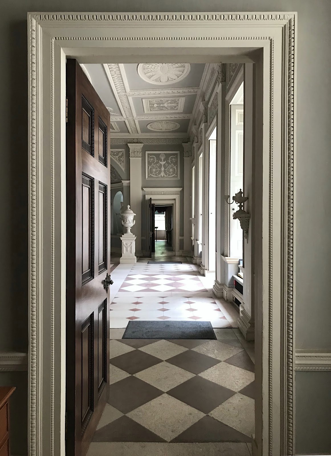 Robert Adam Entrance Osterley Park - enduring gray trend