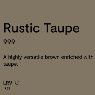 Benjamin Moore Rustic Taupe 999