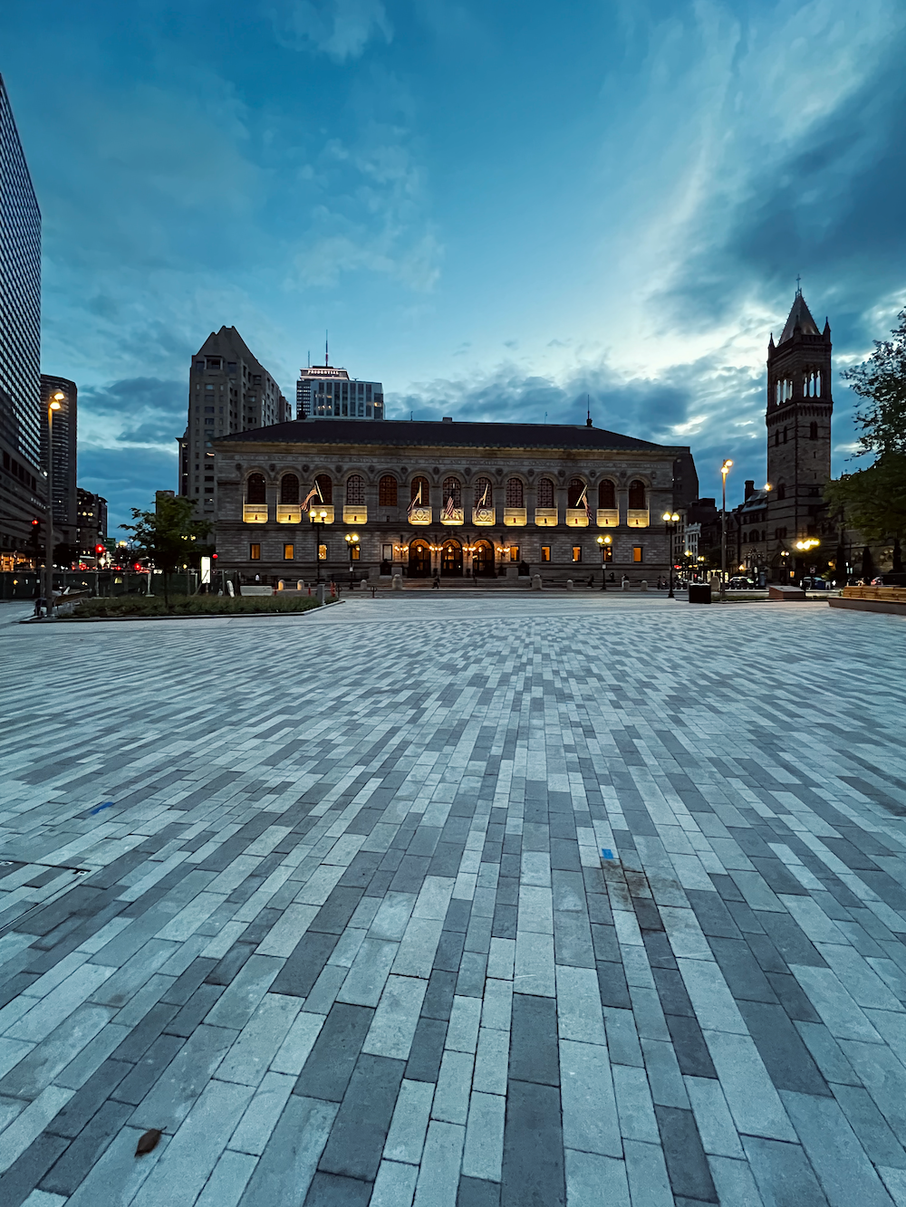 Copley Square renovation May 2025