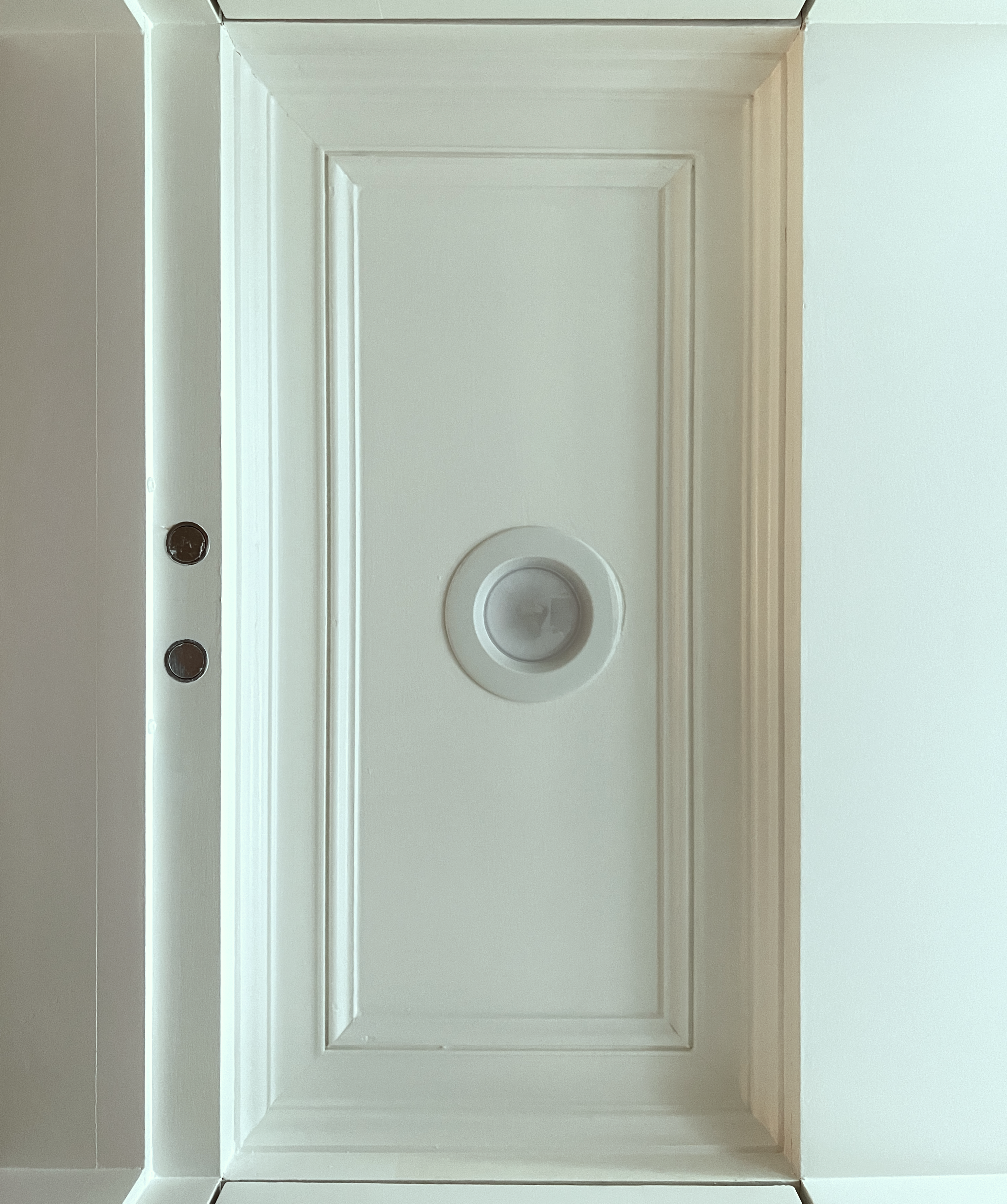 embrasure doors with flat crown moulding