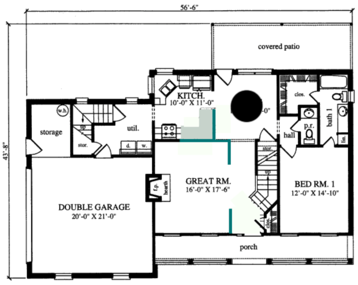 floorplans.com plan 1815-square-feet - open concept floor plan