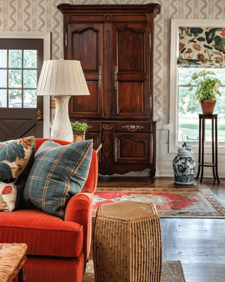 @jamestfarmer on instagram - persimmon sofa