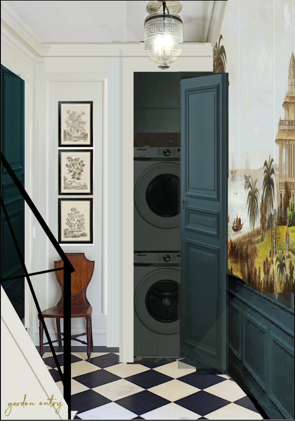 My garden level entry Ananbo India