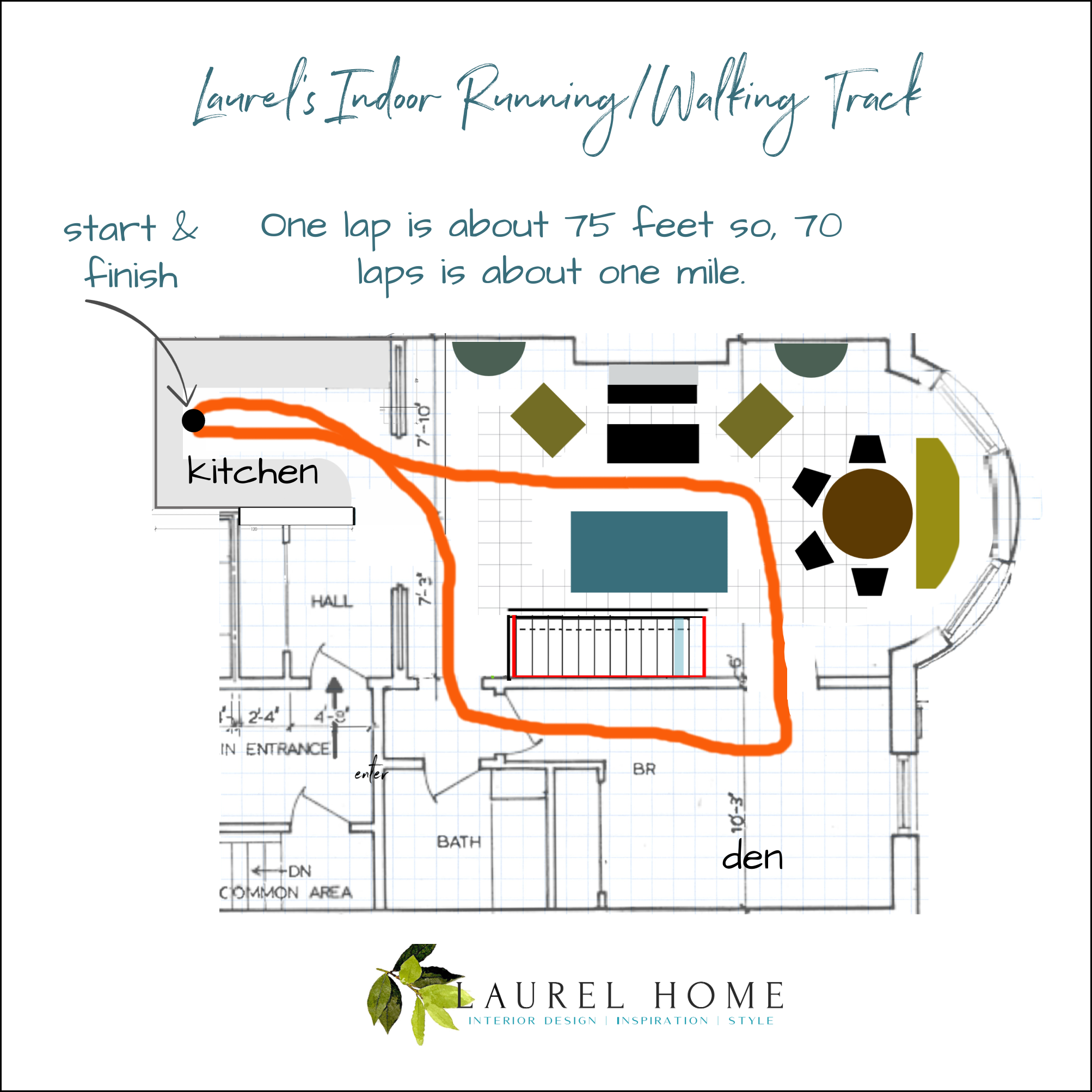 My Indoor running track