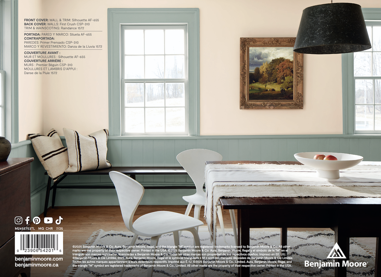 ickening pairing of colors by Benjamin Moore