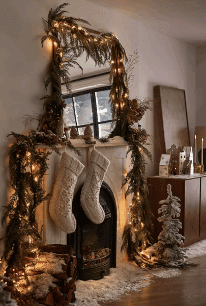 Terrain - Faux Cedar Garland with extra long lengths