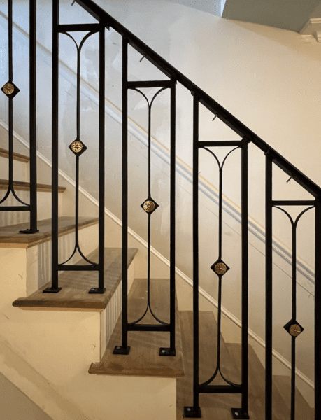 unfinished railing detail